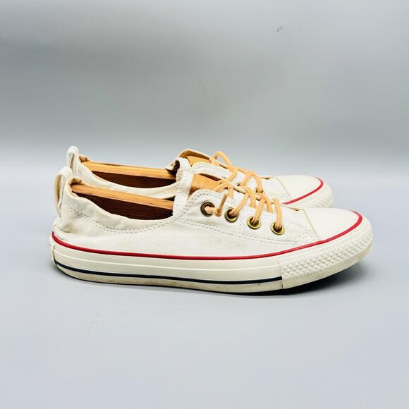 Converse Shoes Womens 7 White Chuck Taylor All Star Shoreline Low Top Sneakers - Picture 1 of 12